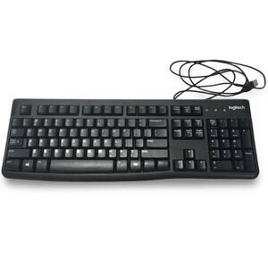 Logitech K120 USB Keyboard for PC - Black
